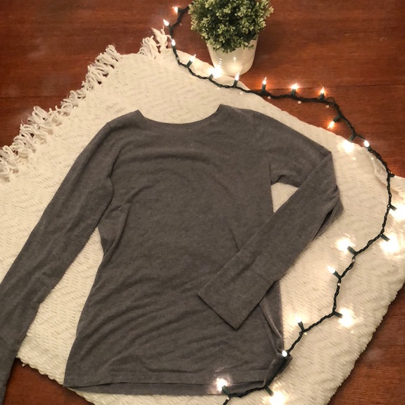 Long sleeve grey tee - Picture 1 of 2